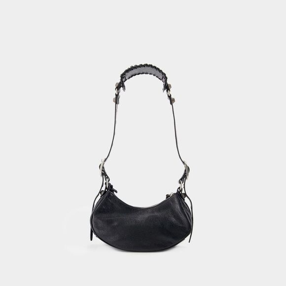 Cagole Shoulder Xs Bag - Balenciaga -  Black - Leather - Picture 7 of 8